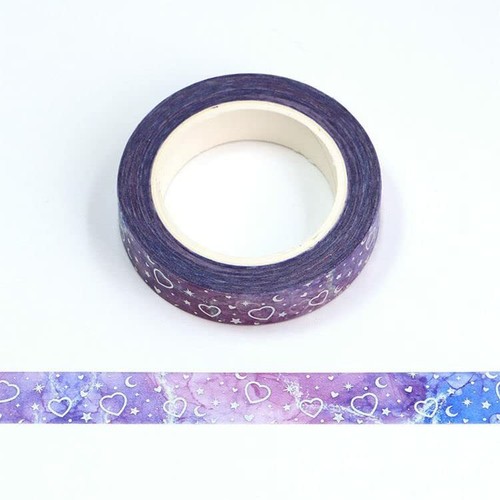 Silver foil love - silver,