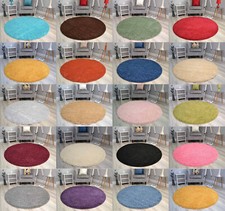 Circular Circle Round Rugs Circles Non Slip Machine Washable Floor Small Mat Rug