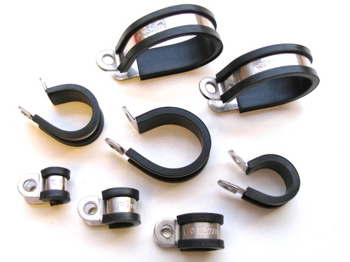 Clips rubber lined - rubber,