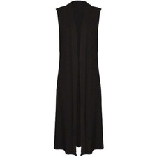 Ladies Sleeveless Open Front