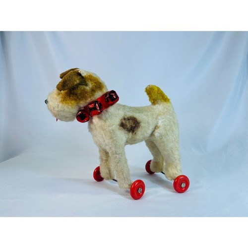 Vintage wire fox terrier dog - terrier,