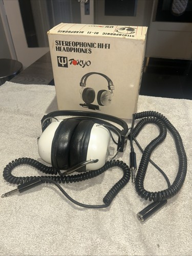 Vintage stereo headphones - vintage,