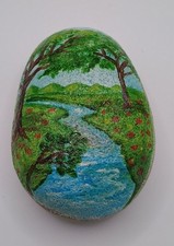 Hand Painted Pebble Stone Rock