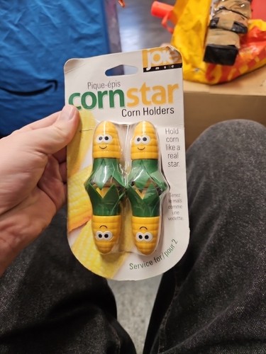Joie corn star cob holders - corn, 2