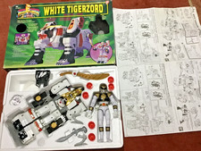 Power Rangers MMPR Dx White Tigerzord + Figure Complete in Box Bandai1994 V.VGC
