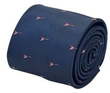 navy dark blue tie electric