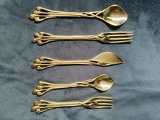 5 Piece Casted Solid Brass