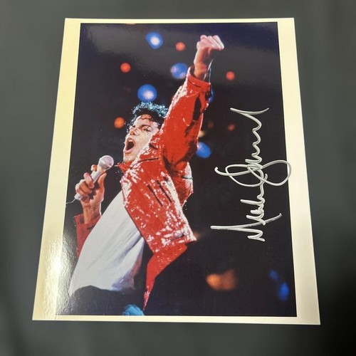 Michael jackson autographed - michael,