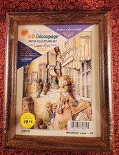 3-D Decoupage Paper Sculpture