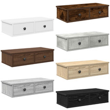 Wall-mounted 2 Drawer Shelf