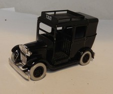 Lledo Preproduction Austin Taxi Grey Rear Seats Glued Base