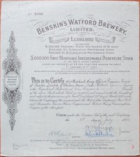 Beer Brewery 1946 Stock