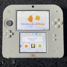 Nintendo 2DS White And Red Console Good Condition Faulty Camera - Working