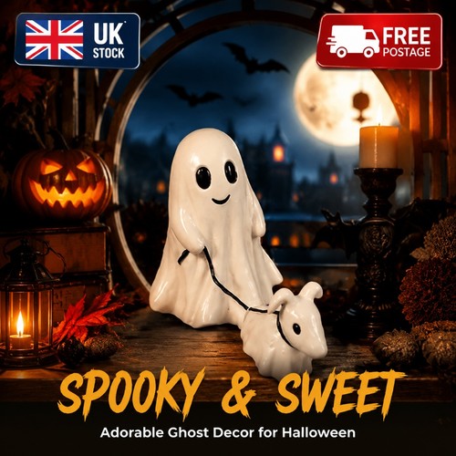 Walking ghost dog - ghost, halloween