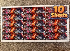 Ten Sheets Of 30 £1.85