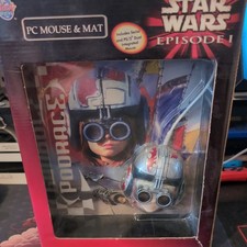 Star Wars Episode Podrace 1 PC Mouse & Mat - NEW & SEALED, Box Edges Worn 