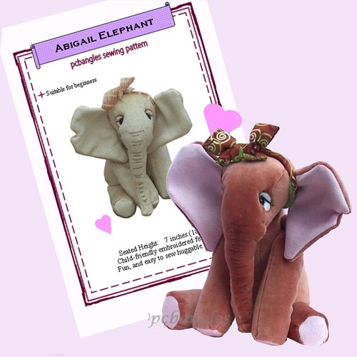 Abigail elephant sewing