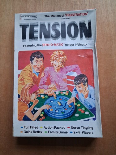 Vintage tension board game - tension,