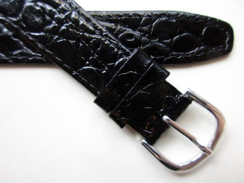 Black crocodile print - , mm