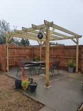 B Grade Heavy Duty Wooden Timber Garden Patio gazebos/Pergolas kits Delivered