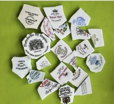 20 Back Stamps  Hand Cut