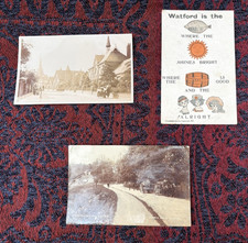 Watford real photo postcards - watford,,