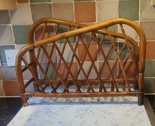 Vintage Bamboo Wicker Magazine