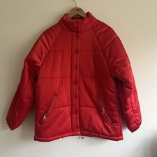Topshop Red Puffer Jacket Coat