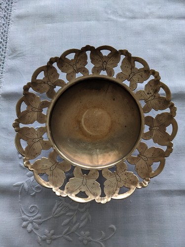 Gorgeous solid brass butterfly - brass,