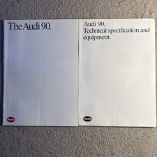 1990 AUDI 90 Sales Brochure UK Market - Sport Quattro 20V SE Colours