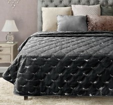 Crushed Velvet Throw Luxury