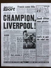 POSTER/NEWSPAPER PAGE : MIRROR