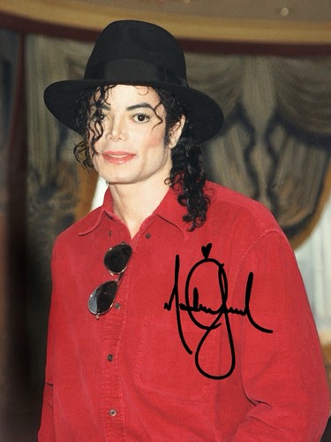 Michael jackson signed - michael,