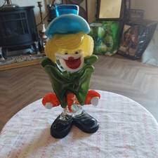 Murano Glass Clown Figurine