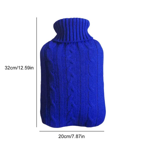 Hot water bottle cover - bottle, fleece