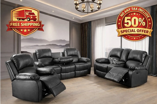 New 3pc sofa loveseat - 3pc,
