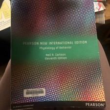 Physiology of Behavior Eleventh Edition Neil R Carlson Paperback Book