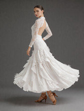 Ballroom Dance Dress Lace Long