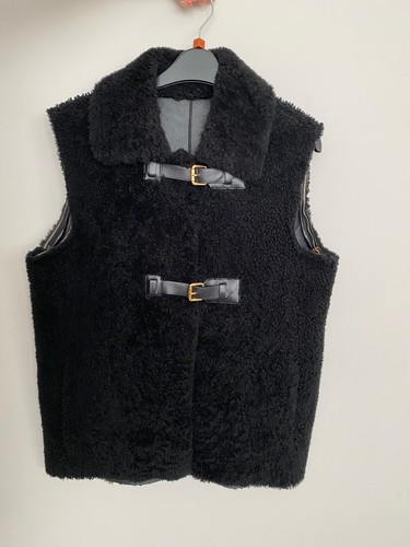 Louis vuitton black shearling - louis,