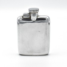 Antique solid silver hip - silver,