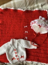 Handknitted Baby Set 0-3