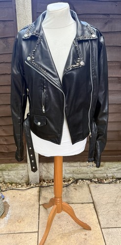Black unisex faux leather - unisex,