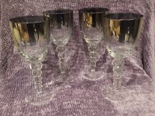 Vintage wine glasses water