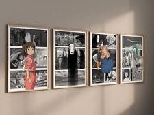 Spirited Away Set of 4 Canvas