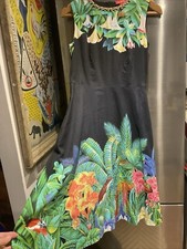 DERHY DRESS BLACK WITH EXOTIC