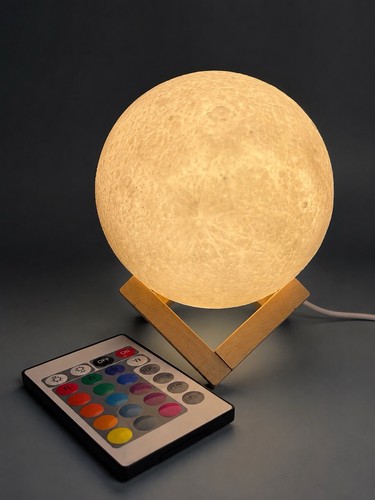 Moon lamp led colour night - led,