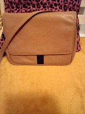 Ladies Genuine Leather Large Cross Body/Shoulder Bag by Joshua Taylor