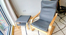 Ikea poang leather - leather, chair