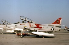 Original aircraft slide - TA-4F Skyhawk - USMC 154307 / SC-17 VMAT-102, 1977