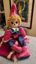 Celia Clown Doll 80s Handmade